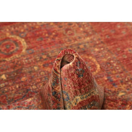Tappeto Mamlouk Pakistan rosso verde 145x205