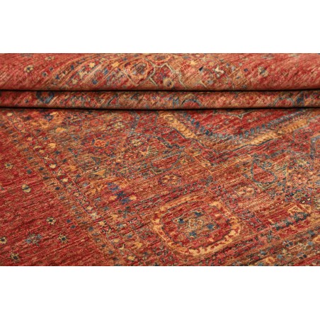 Tappeto Mamlouk Pakistan rosso verde 145x205