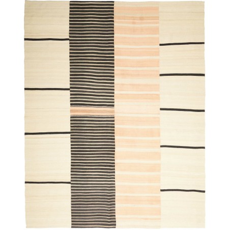 Tappeto Kilim Persia beige grigio 211x267