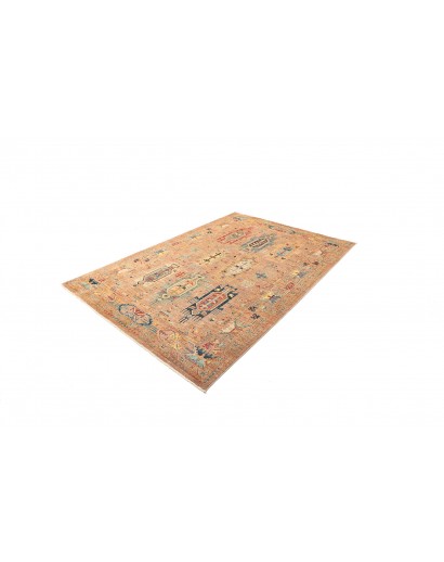 Tappeto Tribal Pakistan marrone 166x245