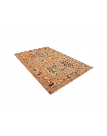 Tappeto Tribal Pakistan marrone 166x245