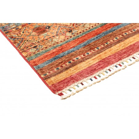 Tappeto Samarkand Pakistan rosso grigio 79x308