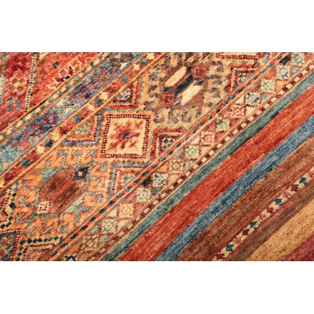 Tappeto Samarkand Pakistan rosso grigio 79x308