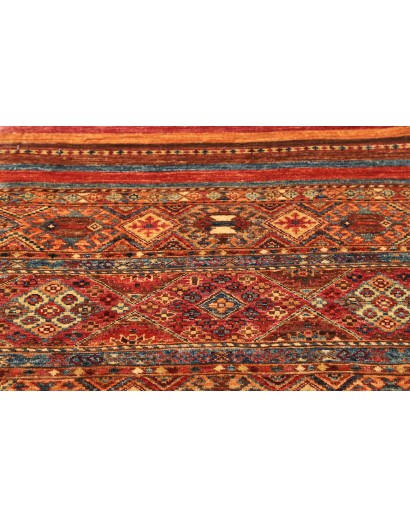 Tappeto Samarkand Pakistan rosso grigio 79x308
