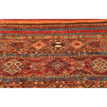 Tappeto Samarkand Pakistan rosso grigio 79x308
