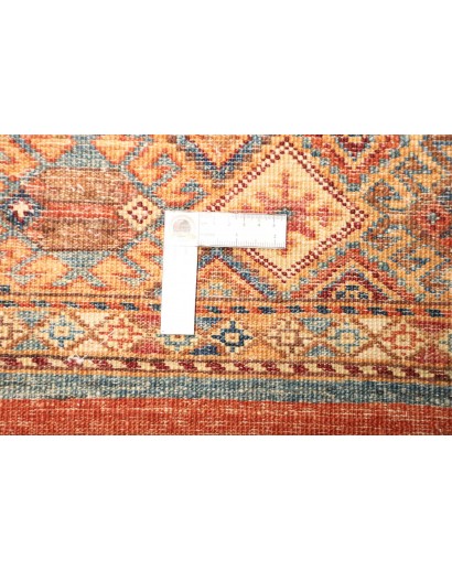 Tappeto Samarkand Pakistan rosso grigio 79x308