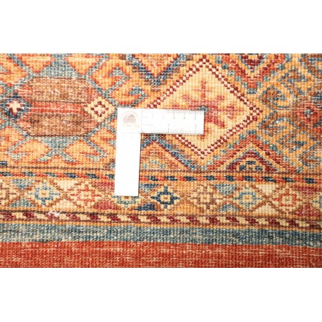 Tappeto Samarkand Pakistan rosso grigio 79x308