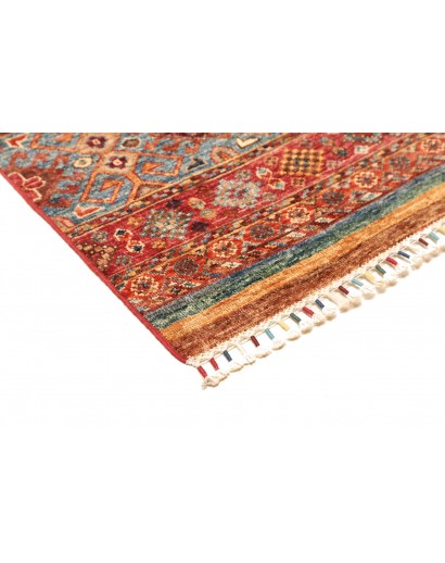 Tappeto Samarkand Pakistan marrone arancione 82x292