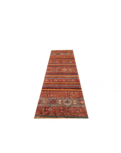 Tappeto Samarkand Pakistan marrone arancione 81x292