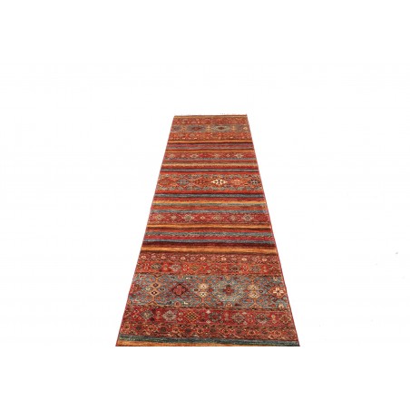 Tappeto Samarkand Pakistan marrone arancione 81x292