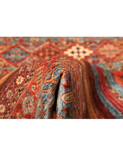 Tappeto Samarkand Pakistan marrone arancione 81x292