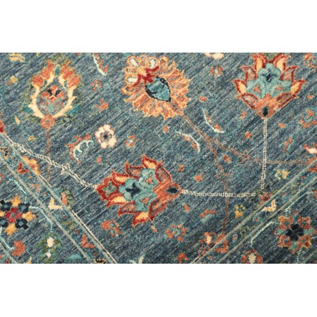 Tappeto Shahi Fine Pakistan bianco azzurro 90x252