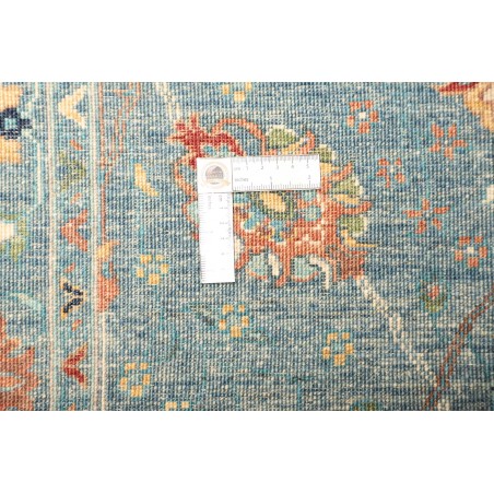 Tappeto Shahi Fine Pakistan bianco azzurro 90x252