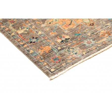 Tappeto Tribal Pakistan bianco marrone 81x295