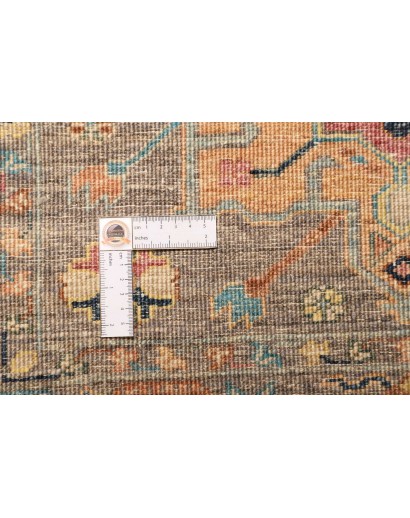 Tappeto Tribal Pakistan bianco marrone 81x295