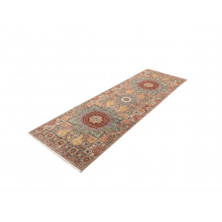 Tappeto Mamlouk Pakistan bianco marrone 78x248