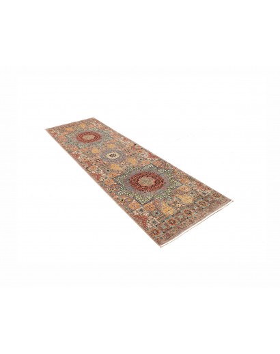 Tappeto Mamlouk Pakistan bianco marrone 78x248