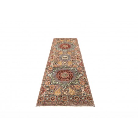 Tappeto Mamlouk Pakistan bianco marrone 78x248