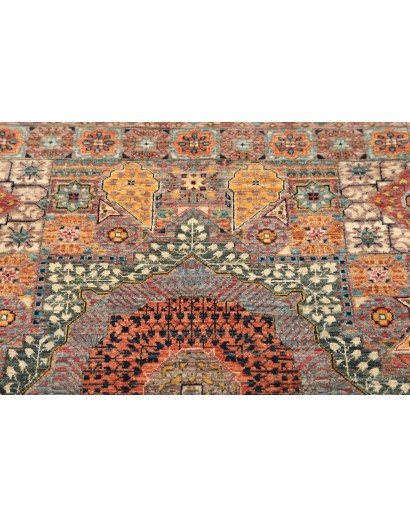 Tappeto Mamlouk Pakistan bianco marrone 78x248