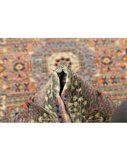 Tappeto Mamlouk Pakistan bianco marrone 78x248
