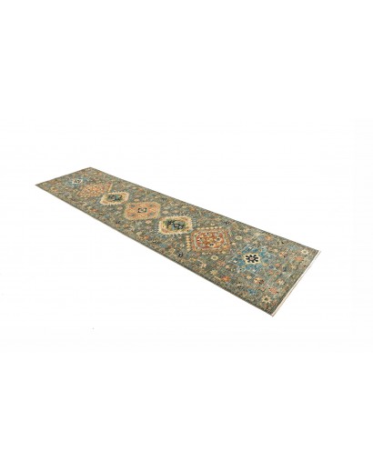 Tappeto Tribal Pakistan marrone 79x302