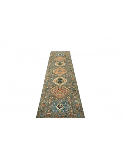 Tappeto Tribal Pakistan marrone 79x302