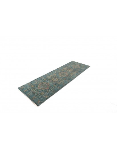 Tappeto Mamlouk Pakistan azzurro 80x245