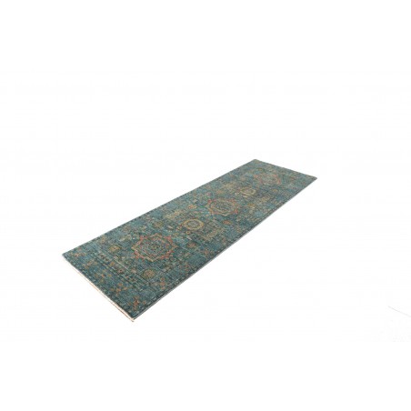 Tappeto Mamlouk Pakistan azzurro 80x245