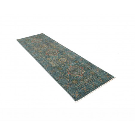 Tappeto Mamlouk Pakistan azzurro 80x245