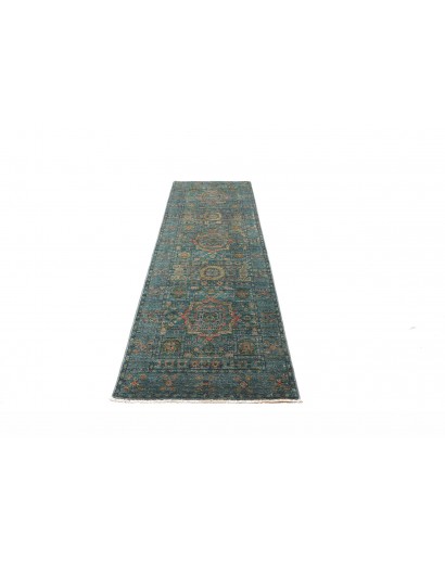 Tappeto Mamlouk Pakistan azzurro 80x245