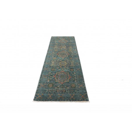 Tappeto Mamlouk Pakistan azzurro 80x245
