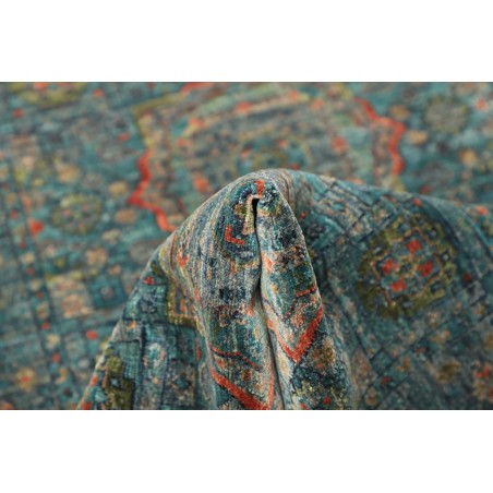 Tappeto Mamlouk Pakistan azzurro 80x245