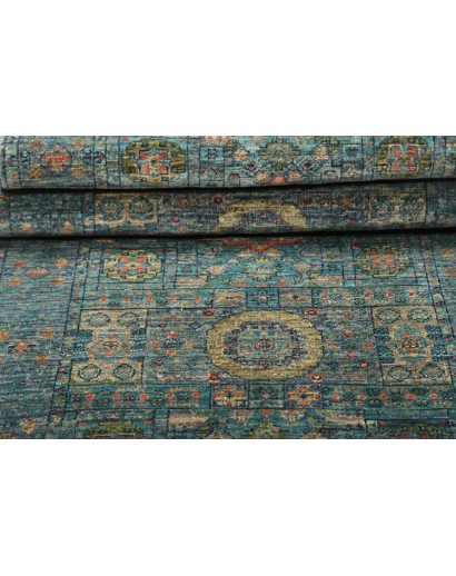 Tappeto Mamlouk Pakistan azzurro 80x245