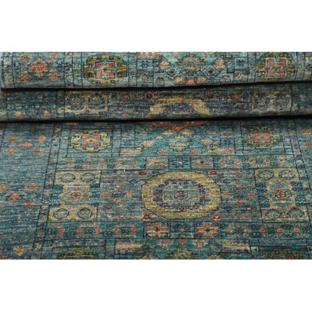 Tappeto Mamlouk Pakistan azzurro 80x245