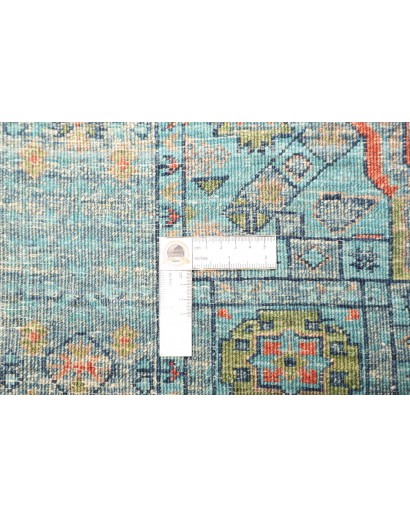 Tappeto Mamlouk Pakistan azzurro 80x245