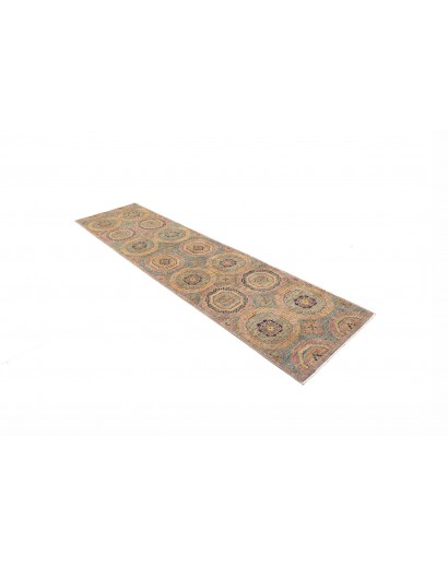 Tappeto Mamlouk Pakistan marrone grigio 79x294