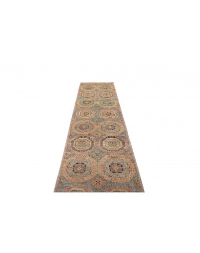 Tappeto Mamlouk Pakistan marrone grigio 79x294