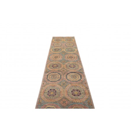 Tappeto Mamlouk Pakistan marrone grigio 79x294
