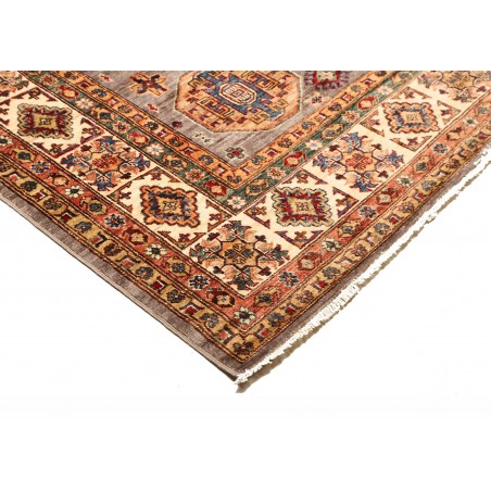 Tappeto Kazak Fine Pakistan marrone grigio 210x307