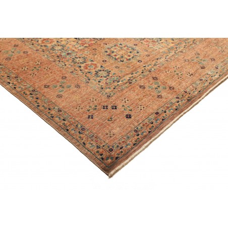Tappeto Mamlouk Pakistan arancione azzurro 305x430