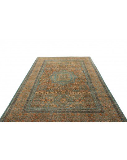 Tappeto Mamlouk Pakistan bianco grigio 205x297