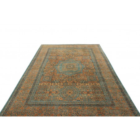 Tappeto Mamlouk Pakistan bianco grigio 205x297