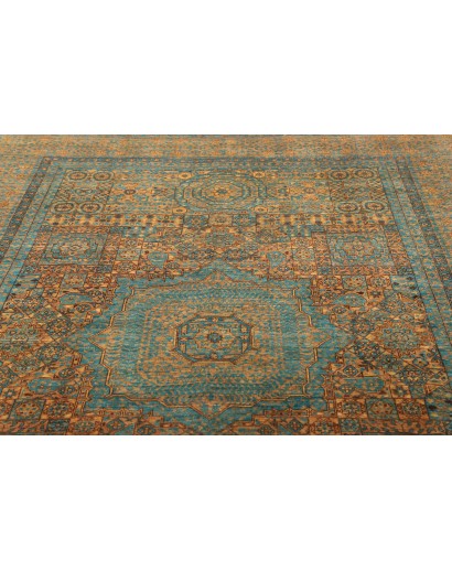 Tappeto Mamlouk Pakistan bianco grigio 205x297