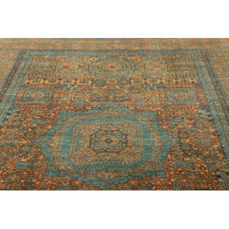 Tappeto Mamlouk Pakistan bianco grigio 205x297