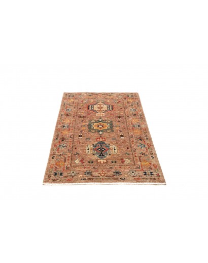 Tappeto Tribal Pakistan marrone grigio 80x125