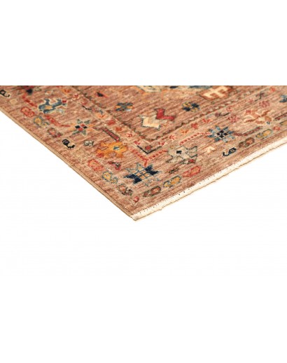 Tappeto Tribal Pakistan marrone grigio 80x125
