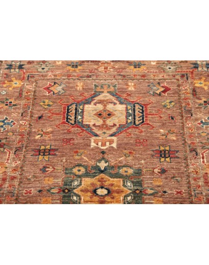 Tappeto Tribal Pakistan marrone grigio 80x125