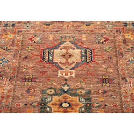 Tappeto Tribal Pakistan marrone grigio 80x125