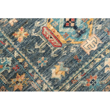 Tappeto Tribal Pakistan azzurro bianco 78x123