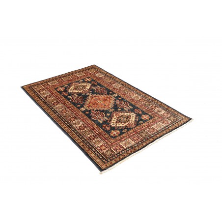 Tappeto Kazak Fine Pakistan marrone grigio 98x147
